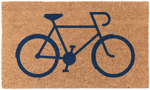 The Bike Vinyl Coir Doormat