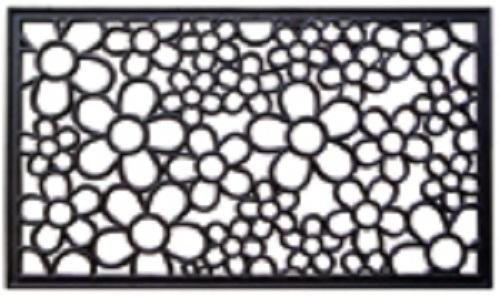 Daisies Recycled Rubber Doormat