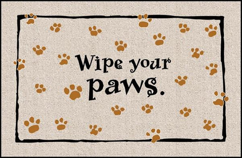 Wipe Your Paws Olefin Doormat