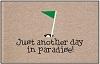 FUNNY DOORMAT - PARADISE GOLF