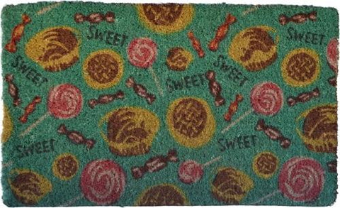 Sweet Tooth Handwoven Coco Doormat