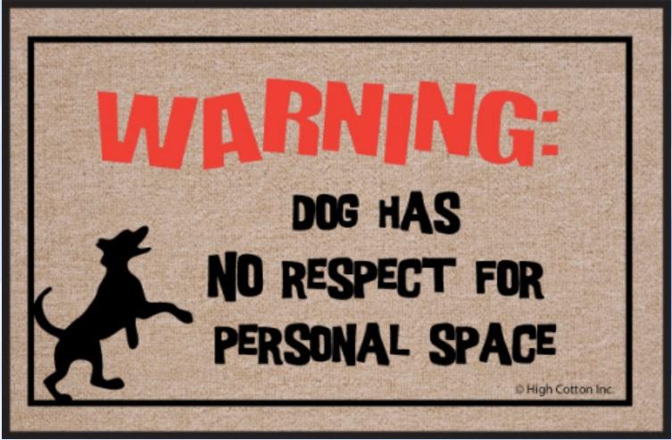 Funny-Doormat-Dog-Has-No-Respect