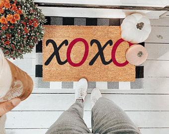 XOXO Handwoven Coco Doormats