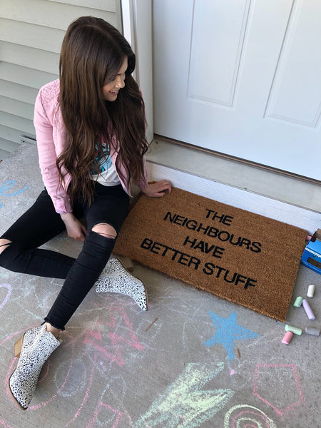 Better Neighbours Vinyl Coir Doormat